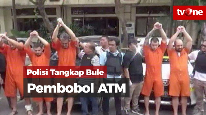 Polisi Tangkap 5 Bule Pembobol ATM di Bali