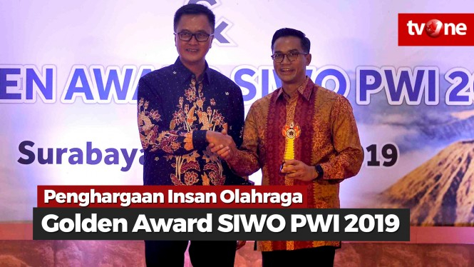 Anindya Bakrie Raih Golden Award SIWO PWI 2019