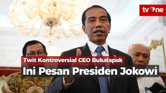 Twit Kontroversial CEO Bukalapak, Ini Pesan Presiden Jokowi