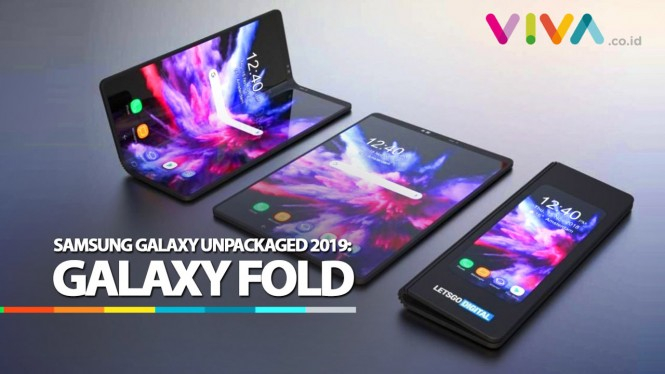 Ini Dia Samsung Galaxy Fold, Ponsel Lipat Dengan Enam Kamera