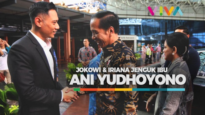 Jokowi Jenguk Ibu Ani Yudhoyono ke Singapura