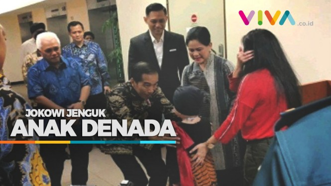 Momen Haru Shakira Aurum Dijenguk Jokowi