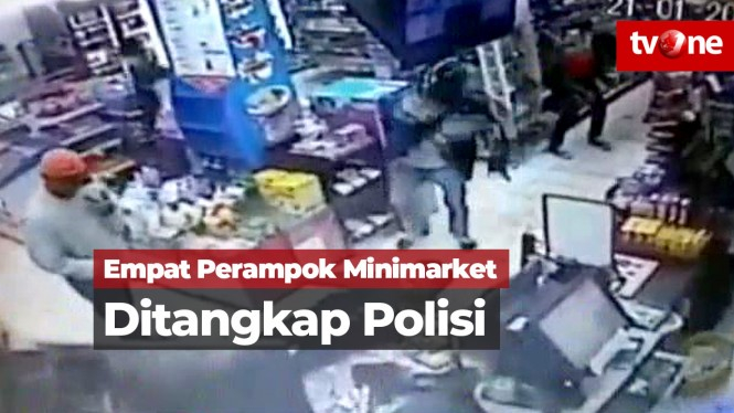 Perampok Spesialis Minimarket Ditangkap Polisi