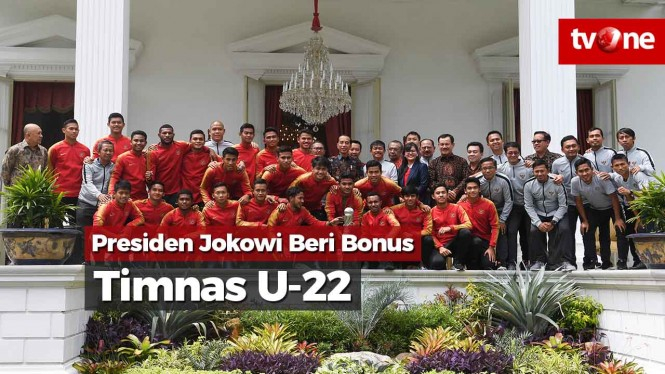 Presiden Jokowi Beri Bonus ke Setiap Pemain Timnas U-22