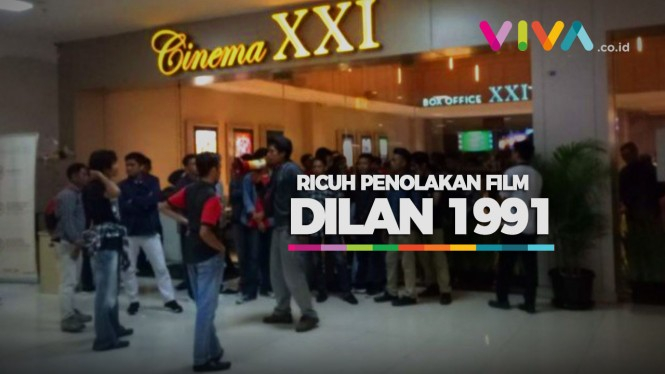 VIDEO: Aksi Penolakan Film Dilan 1991 di Makassar Ricuh!