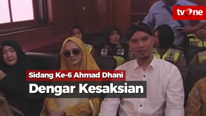 Sidang Keenam Ahmad Dhani, Dengarkan Keterangan Saksi