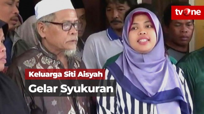 Keluarga Gelar Syukuran Sambut Kebebasan Siti Aisyah