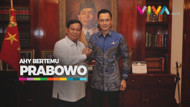 VIDEO: Bertemu AHY, Prabowo Yakin Menang