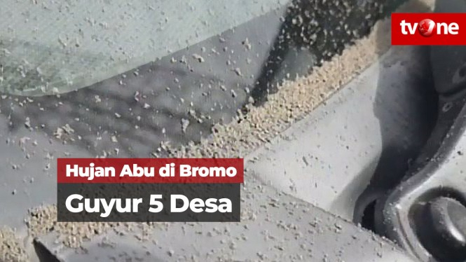 Hujan Abu di Bromo Guyur 5 Desa