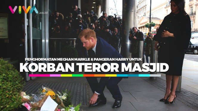 Penghormatan Meghan Markle & Harry Untuk Korban Teror Masjid