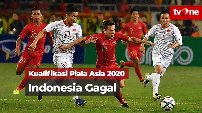Kualifikasi Piala Asia 2020, Indonesia Dikalahkan Vietnam