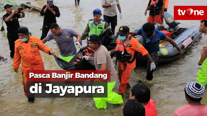 Pasca Banjir di Jayapura, Tim DVI Masih Lakukan Identifikasi