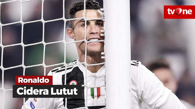 Kabar Terbaru Cristiano Ronaldo Alami Cedera Lutut