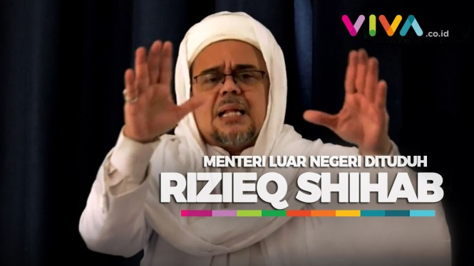 Habib Rizieq Tuduh Menlu Paksa Staf di Arab Pilih Paslon 01