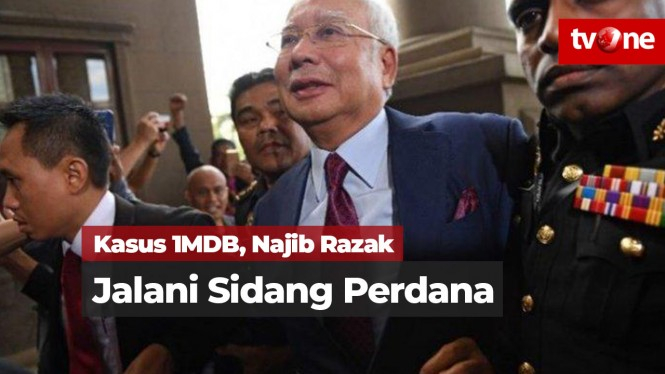 Mantan PM Malaysia, Najib Razak Jalani Sidang Perdana