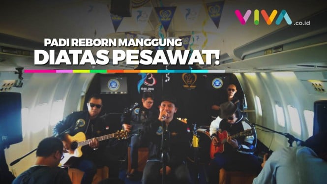 Padi Reborn Manggung di Udara Pakai Pesawat TNI AU!