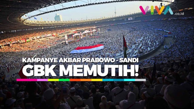 Lautan Manusia di Kampanye Akbar Prabowo-Sandi