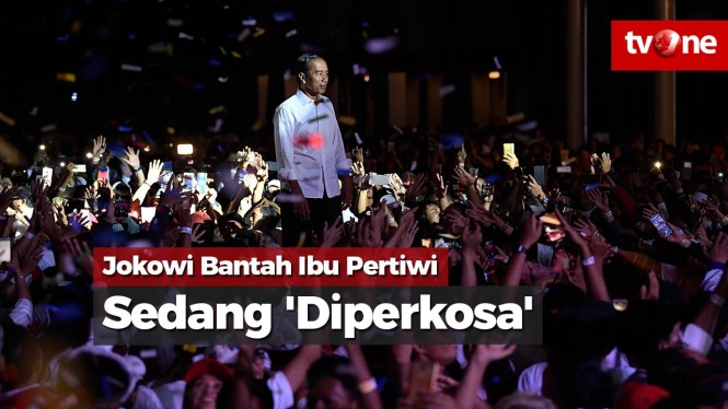 Sebut 'Diperkosa', Jokowi: Ibu Pertiwi Sedang Berprestasi