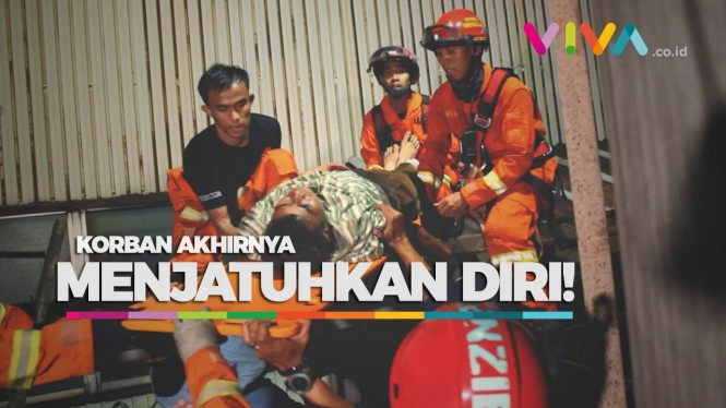 VIDEO: Pria Yang Minta Tolong ke Jokowi Lompat Bunuh Diri