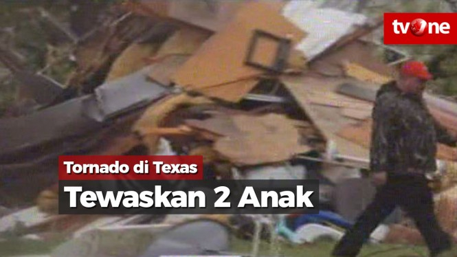 Tornado di Texas Tewaskan Dua Orang Anak