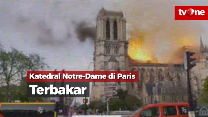 Katedral Notre-Dame di Paris Terbakar, Warga Berduka