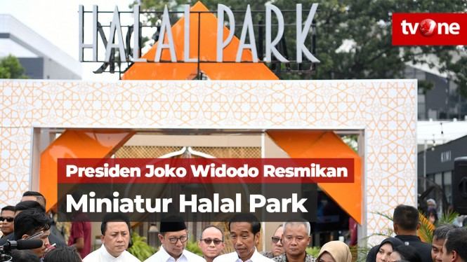 Presiden Jokowi Resmikan Miniatur Halal Park