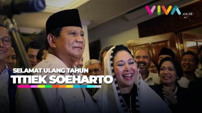 VIDEO: Ucapan Ulang Tahun Prabowo Untuk Titiek Soeharto