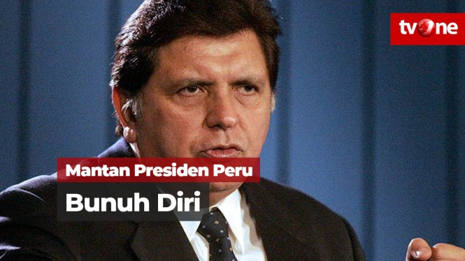 Mantan Presiden Peru Bunuh Diri Saat akan Ditangkap