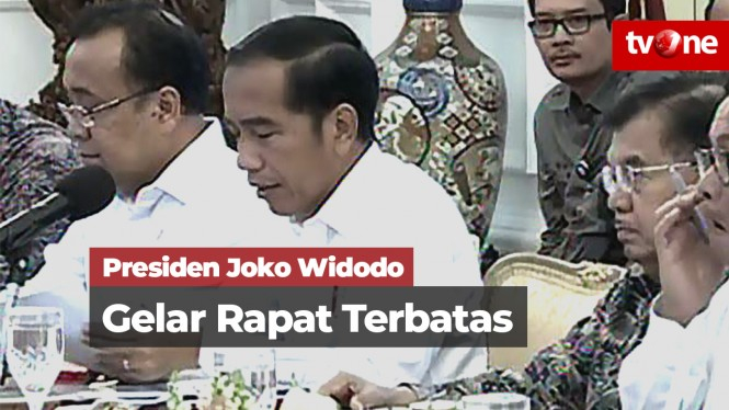 Sehari Pasca Pemilu, Jokowi Gelar Rapat Terbatas