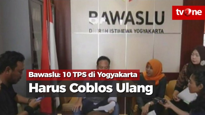 Bawaslu: 10 TPS di Yogyakarta Harus Coblos Ulang