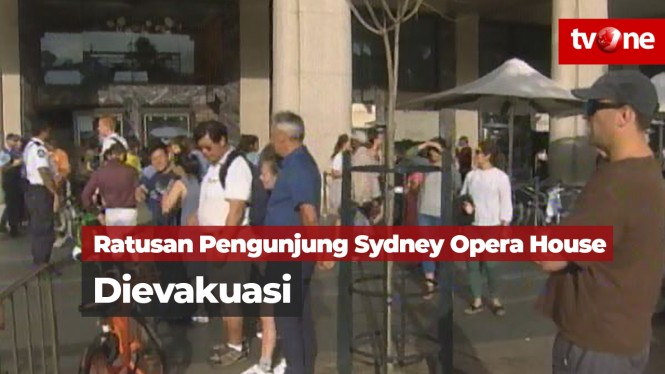 Ratusan Pengunjung Sydney Opera House Dievakuasi