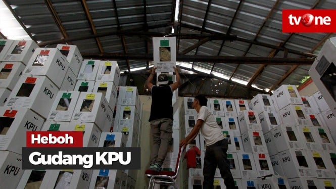 Heboh Gudang KPU, Pertanyakan Kotak Suara Tidak Tergembok!