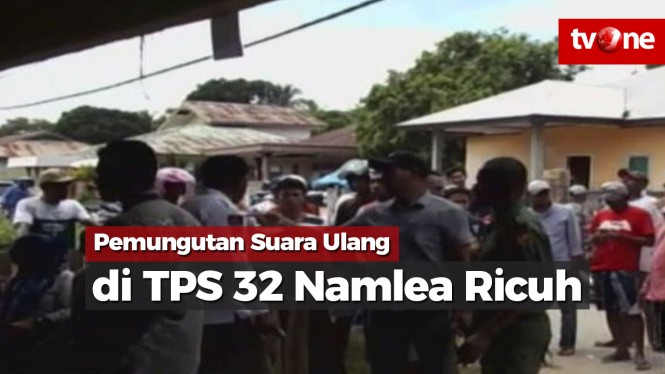 Pemungutan Suara Ulang, Terjadi Ketegangan di TPS 32 Namlea