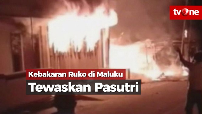 Kebakaran Ruko di Maluku Tewaskan Pasangan Suami Istri