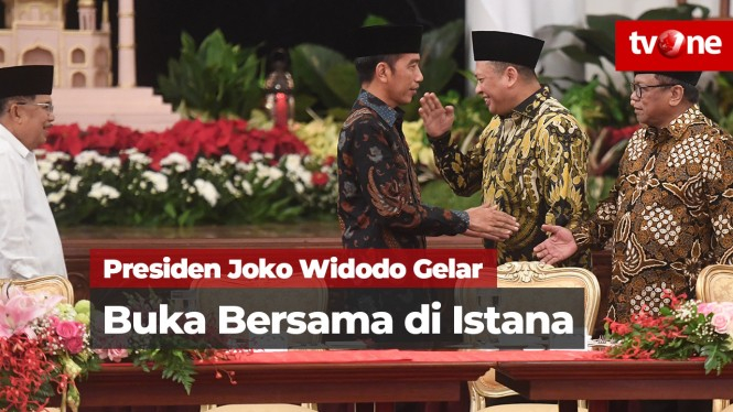 Presiden Jokowi Gelar Bukber di Istana Negara