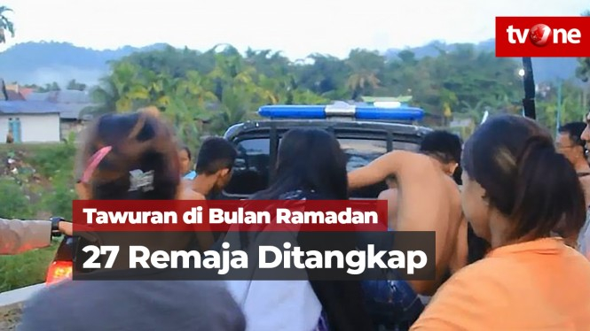Tawuran di Bulan Ramadan, Polisi Amankan Puluhan Remaja