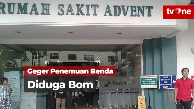 Penemuan Benda Diduga Bom di RS Advent Bandar Lampung