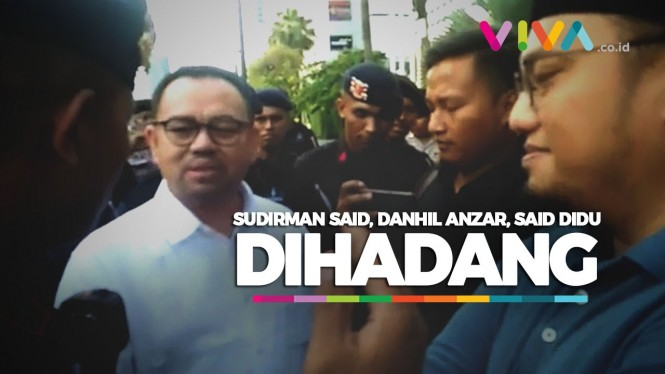 VIDEO: Sudirman Said dan Danhil Anzar Dihadang Polisi