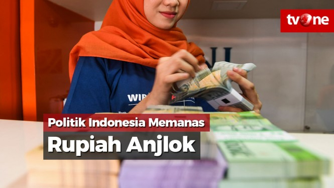 Politik Indonesia Memanas, Rupiah Anjlok