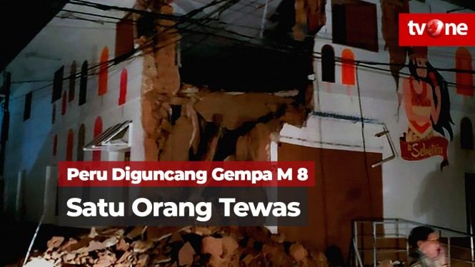 Peru Diguncang Gempa M 8, Satu Orang Tewas