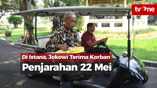 Jokowi Terima Korban Penjarahan 22 Mei di Istana