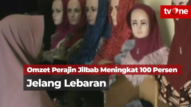Omzet Perajin Jilbab Meningkat 100 Persen
