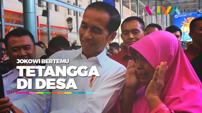 Sempat Histeris, Ibu Ini Ngaku Tetangga Jokowi di Desa