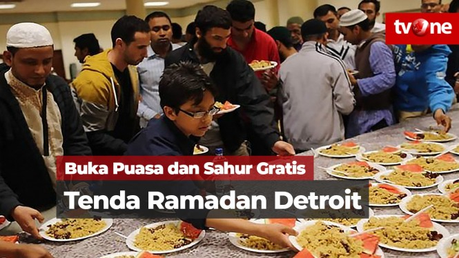 Buka Puasa dan Sahur Gratis di Tenda Ramadan Detroit