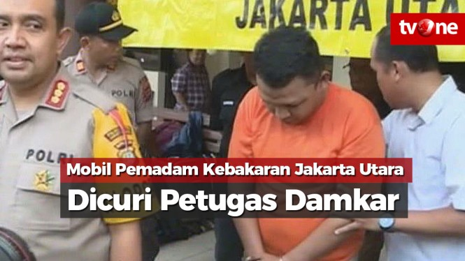 Mobil Damkar Jakarta Utara Dicuri Petugas Damkar Jakbar