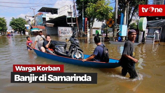 Korban Banjir di Samarinda Mencapai Puluhan Ribu Jiwa
