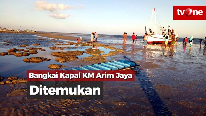 Bangkai Kapal KM Arim Jaya Ditemukan di Perairan Desa Romben