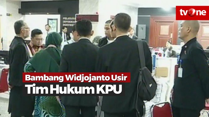 Foto Barang Bukti, Bambang Widjojanto Usir Tim Hukum KPU