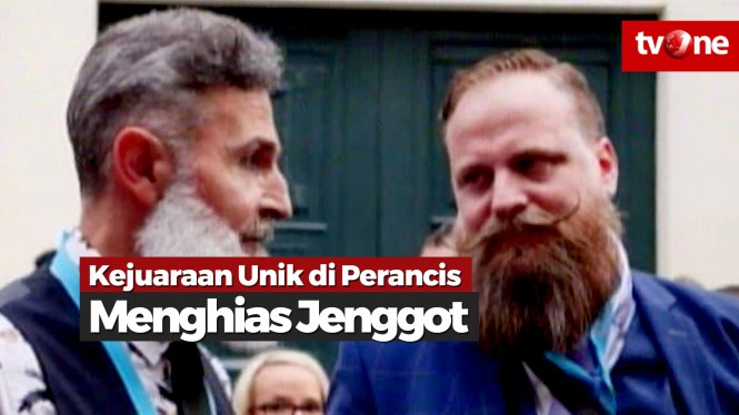 Kejuaraan Unik Menghias Jenggot di Perancis