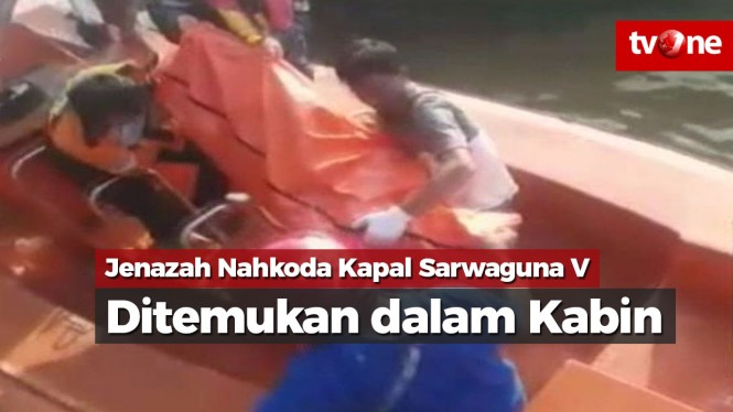 Jenazah Nahkoda Kapal Sarwaguna V Ditemukan dalam Kabin
